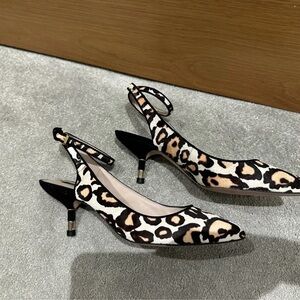 Chic Leopard Print Women's Heels